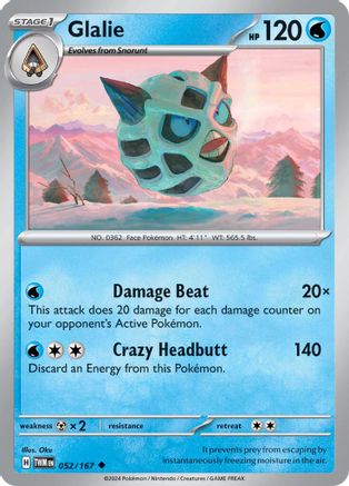 Glalie (52) Uncommon
