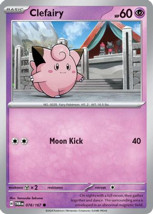 Clefairy (78) Common Reverse Holofoil