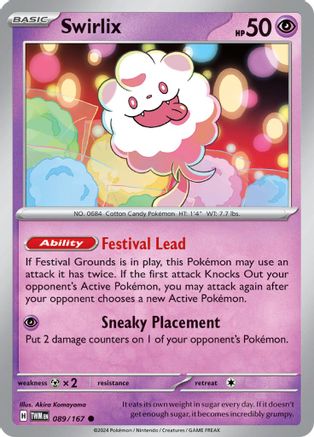 Swirlix (89) Common Reverse Holofoil
