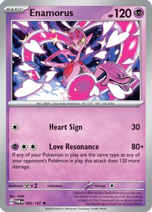 Enamorus - 093/167 (93) Rare Reverse Holofoil