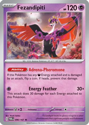 Fezandipiti (96) Rare Reverse Holofoil