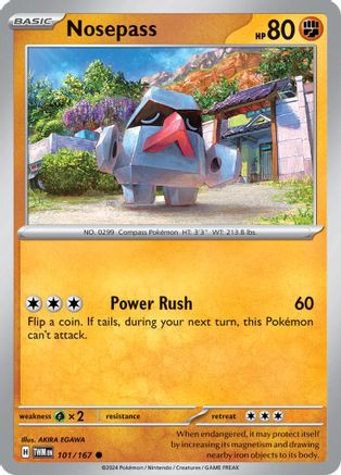 Nosepass (101) Common Reverse Holofoil