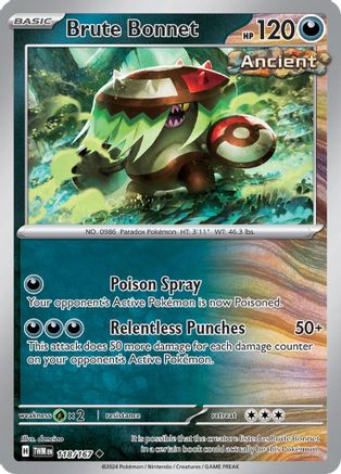 Brute Bonnet (118) Uncommon Reverse Holofoil
