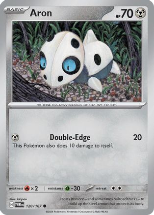 Aron (120) Common Reverse Holofoil