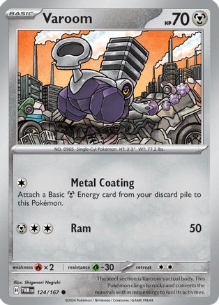 Varoom (124) Common Reverse Holofoil
