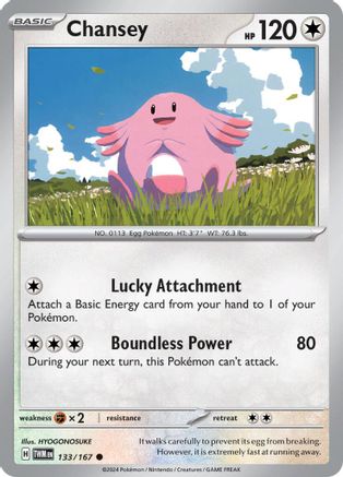Chansey - 133/167 (133) Common Reverse Holofoil