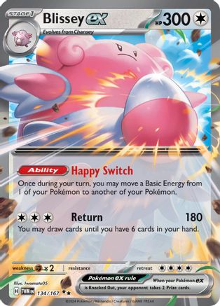 Blissey ex - 134/167 (134) Double Rare Holofoil