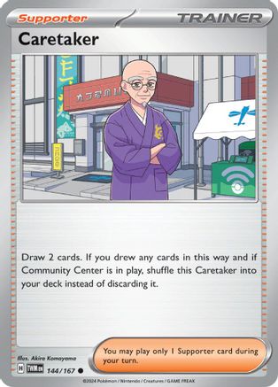 Caretaker - 144/167 (144) Common