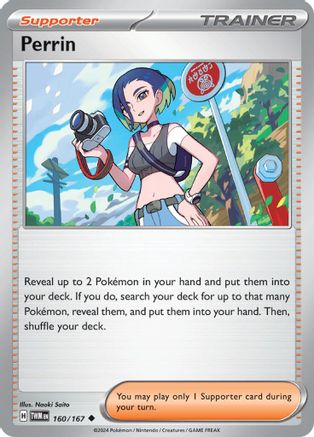 Perrin - 160/167 (160) Uncommon Reverse Holofoil