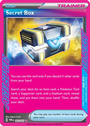 Secret Box (163) ACE SPEC Rare Holofoil