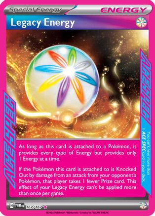 Legacy Energy (167) ACE SPEC Rare Holofoil
