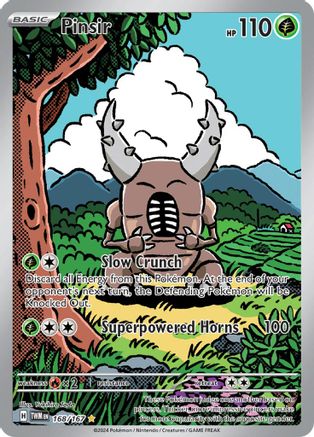 Pinsir - 168/167 (168) Illustration Rare Holofoil