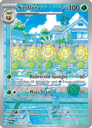 Sunflora - 169/167 (169) Illustration Rare Holofoil