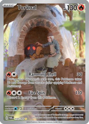 Torkoal - 172/167 (172) Illustration Rare Holofoil