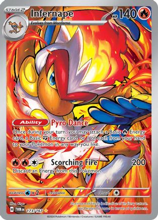 Infernape - 173/167 (173) Illustration Rare Holofoil