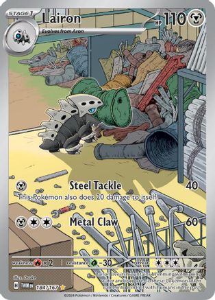 Lairon - 184/167 (184) Illustration Rare Holofoil