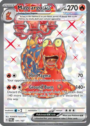 Magcargo ex - 191/167 (191) Ultra Rare Holofoil