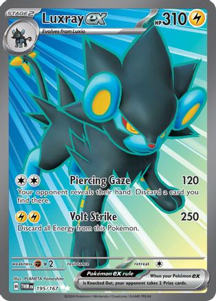 Luxray ex - 195/167 (195) Ultra Rare Holofoil