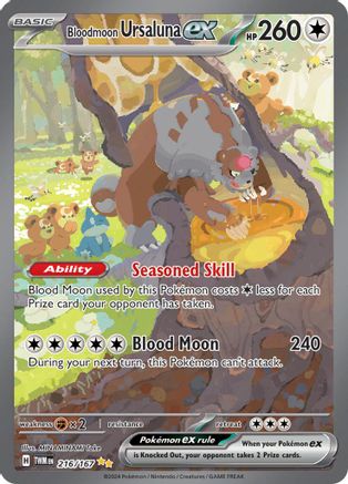 Bloodmoon Ursaluna ex - 216/167 (216) Special Illustration Rare Holofoil