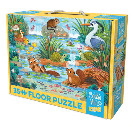 Beaver and Friends Floor Rope Handle 35pc Puzzle
