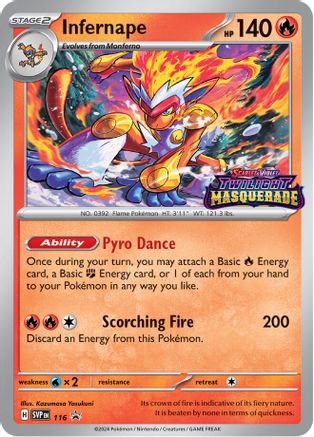 Infernape - 116 (116) Promo Holofoil