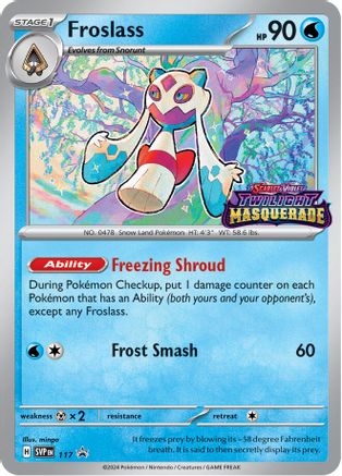 Froslass - 117 (117) Promo Holofoil