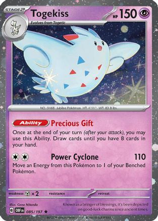 Togekiss - 085/197 (Cosmos Holo) (85) Promo Holofoil