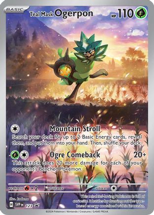 Teal Mask Ogerpon - 123 (123) Promo Holofoil