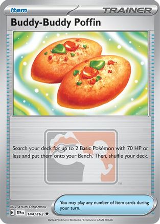 Buddy-Buddy Poffin - 144/162 (144) Promo Reverse Holofoil
