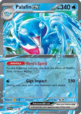 Palafin ex - 126 (126) Promo Holofoil