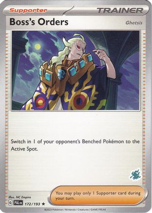 Boss's Orders - Darkrai Deck (172) Rare