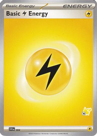Basic Lightning Energy - Pikachu 10 (4) Common