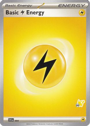 Basic Lightning Energy - Pikachu 20 (4) Common