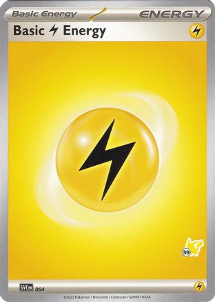 Basic Lightning Energy - Pikachu 39 (4) Common