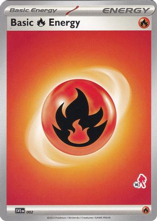 Basic Fire Energy - Armarouge 16 (2) Unconfirmed