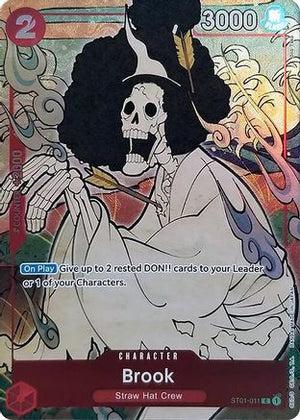Brook (English Version 1st Anniversary Set) (ST01-011) - One Piece Promotion Cards Foil (Cabinet-NM)
