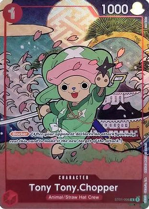 Tony Tony.Chopper (English Version 1st Anniversary Set) (ST01-006) - One Piece Promotion Cards Foil (Cabinet-NM)