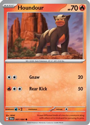 Houndour (7) Common Reverse Holofoil