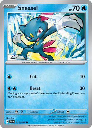 Sneasel (13) Common Reverse Holofoil