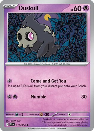 Duskull - 018/064 (18) Common Reverse Holofoil