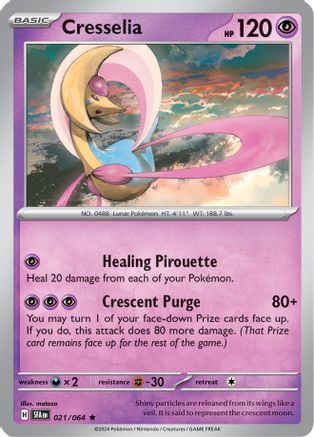 Cresselia - 021/064 (21) Rare Reverse Holofoil