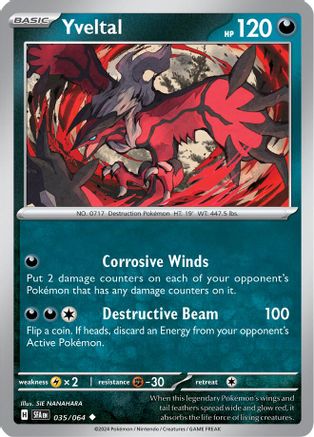 Yveltal (35) Uncommon Reverse Holofoil
