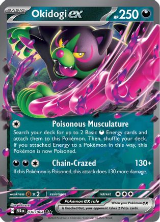 Okidogi ex - 036/064 (36) Double Rare Holofoil