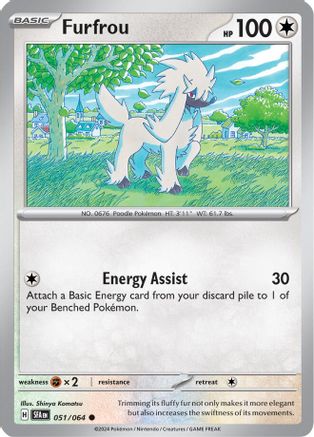 Furfrou (51) Common Reverse Holofoil