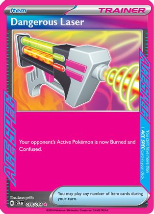 Dangerous Laser (58) ACE SPEC Rare Holofoil