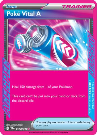 Poke Vital A (62) ACE SPEC Rare Holofoil