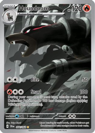 Houndoom - 066/064 (66) Illustration Rare Holofoil