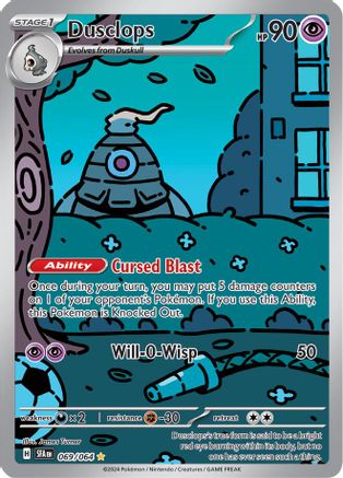 Dusclops - 069/064 (69) Illustration Rare Holofoil