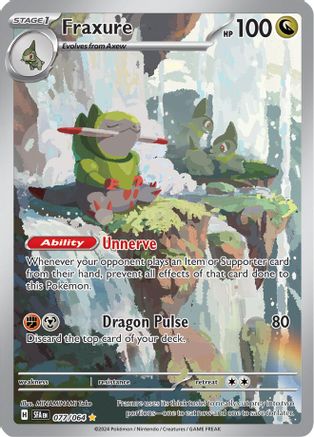 Fraxure - 077/064 (77) Illustration Rare Holofoil