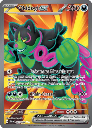 Okidogi ex - 082/064 (82) Ultra Rare Holofoil